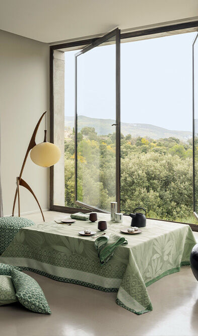 nappe empreintes gris