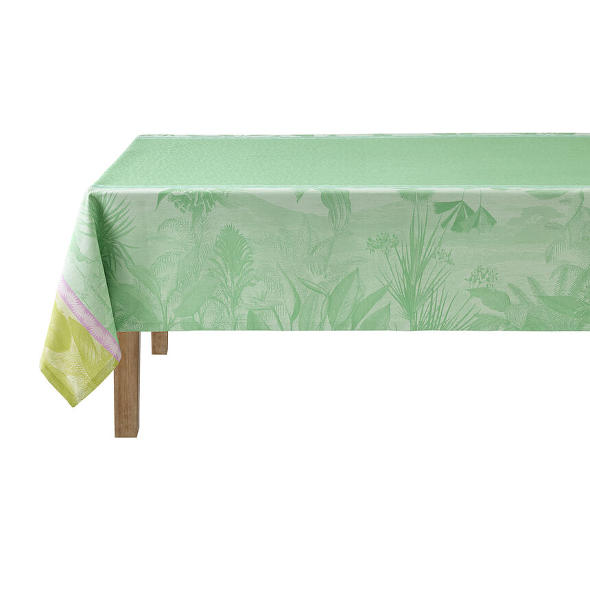 Tablecloth Sinhar&acirc;ja Green 175x175 100% cotton, , hi-res image number 1