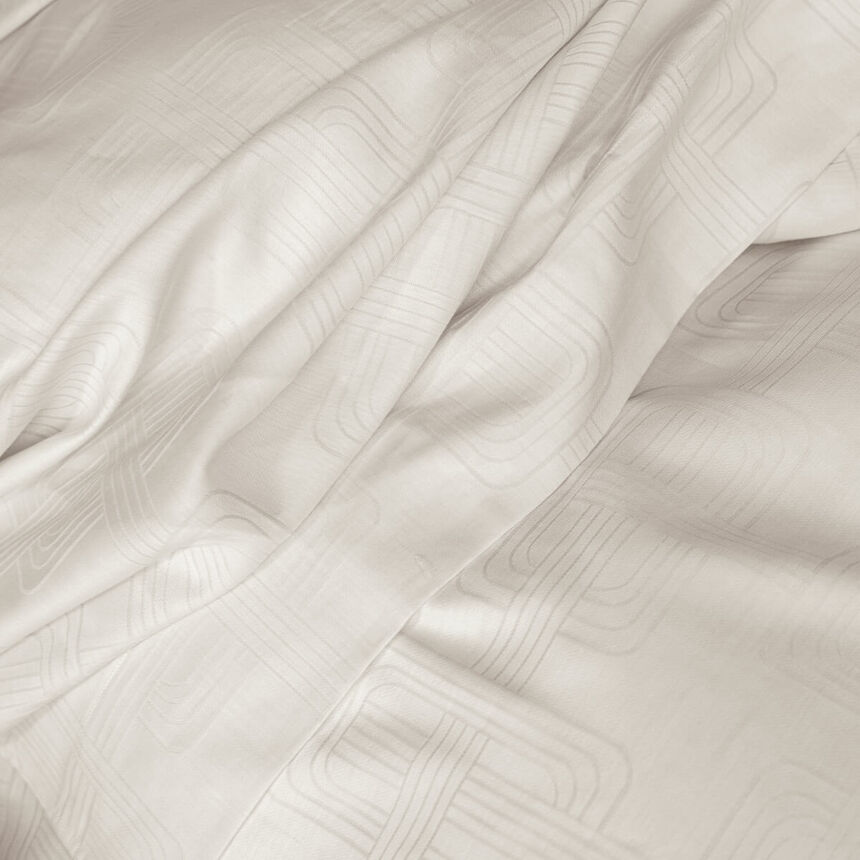 Flat sheets H&ocirc;tel particulier Grey 240X300 50% cotton - 50 % linen, , hi-res image number 3