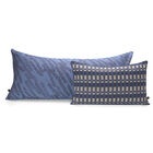 Cushion cover Origin Rythme Blue 30x50 100% cotton, , hi-res image number 1