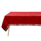 Tablecloth Souveraine Red 175x175 100% linen, , hi-res image number 2