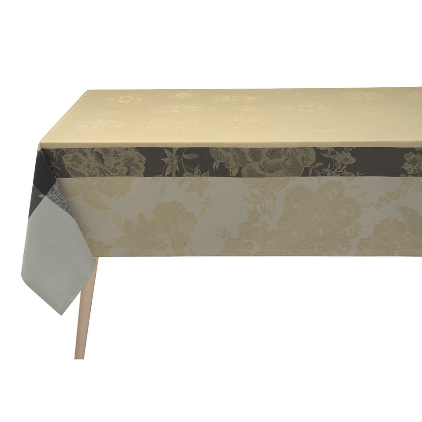 Tablecloth &Agrave; la Fran&ccedil;aise Yellow 175x175 100% cotton, , hi-res image number 2