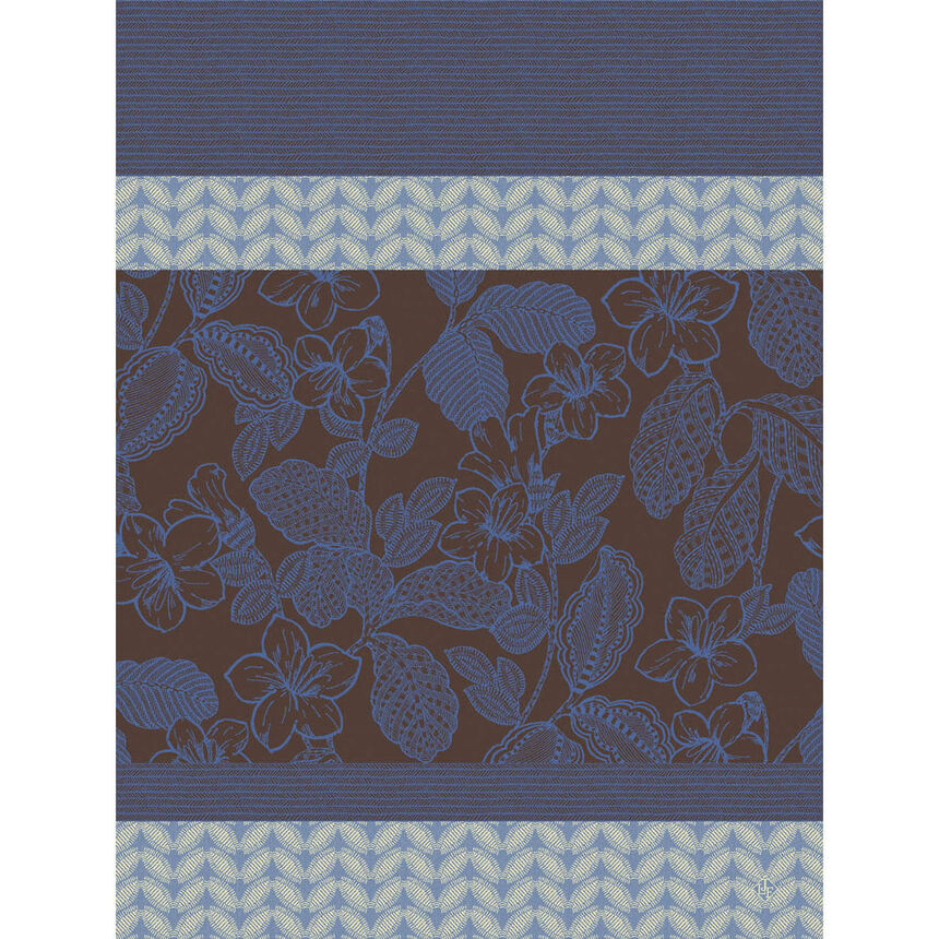 Tea towel Sulawesi Blue 60x80 100% cotton, , hi-res image number 1