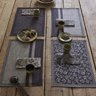 Coated placemat Slow Life Maxi Carbon 50x36 89% cotton / 11% linen, , hi-res image number 0