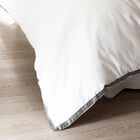 Duvet cover Apparat Dark grey 135X200 100% cotton, , hi-res image number 2
