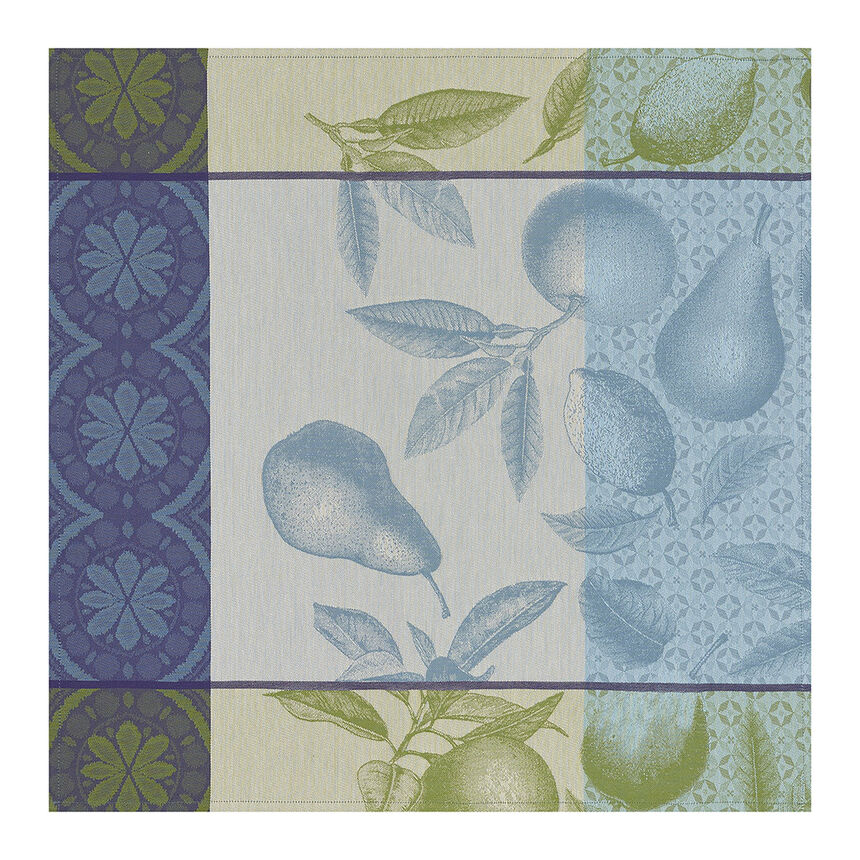 Napkin Arri&egrave;re-pays Blue 58x58 100% cotton, , hi-res image number 1