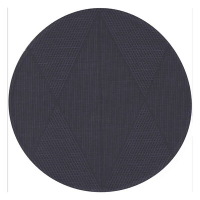 Placemat Club Losanges Prusse &Oslash;38 89% cotton / 11% linen