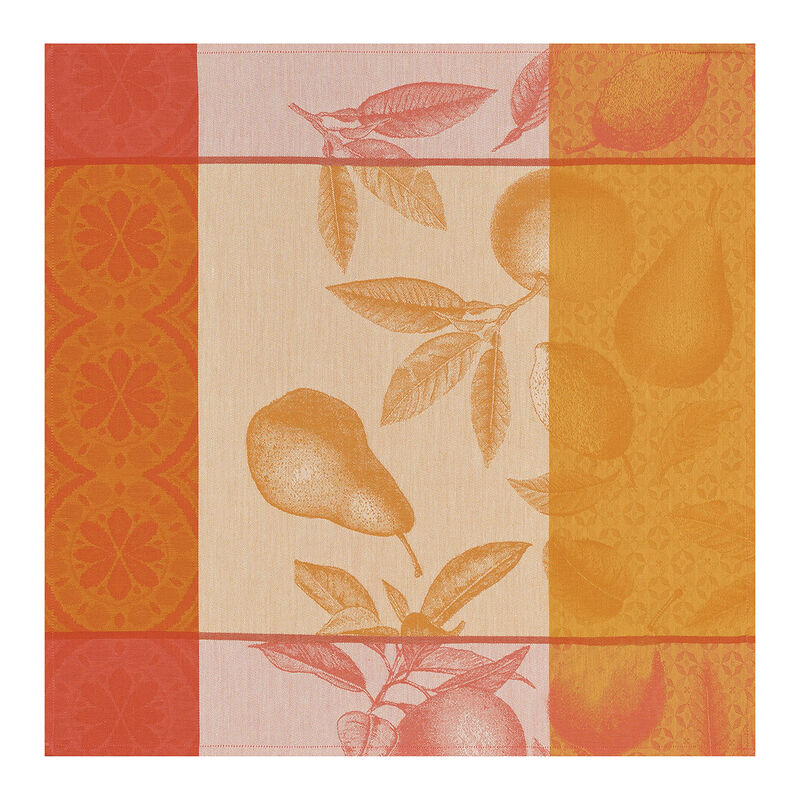 Napkin Arrière-pays Orange 58x58 100% cotton, , hi-res image number 0