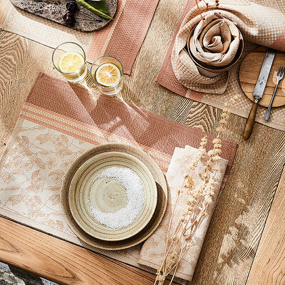 Coated placemat Essentiel Gravure Cotton,  Coated placemat Essentiel Gravure Cotton