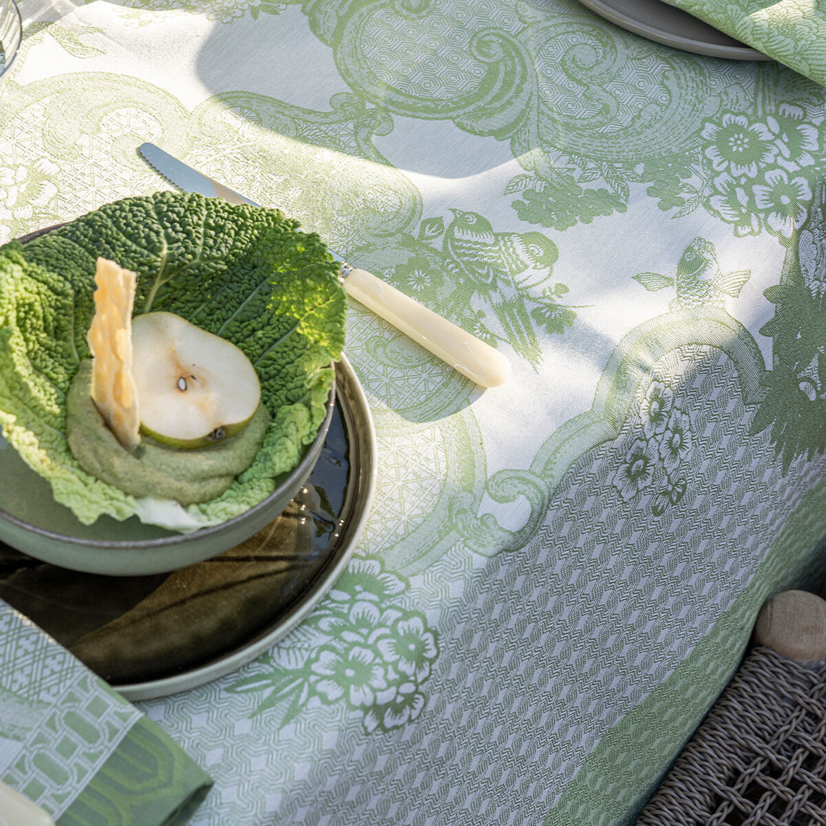 Tablecloth Promenade Impériale Cotton | Le Jacquard Français