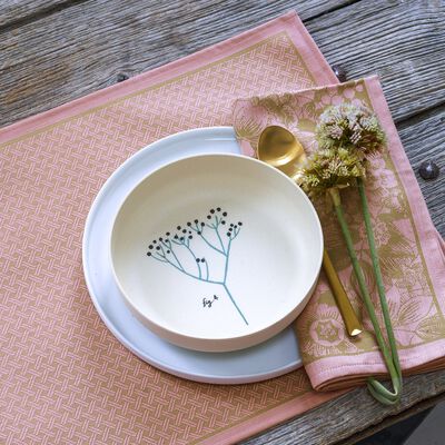 Coated placemat Osmose Tressage Cotton