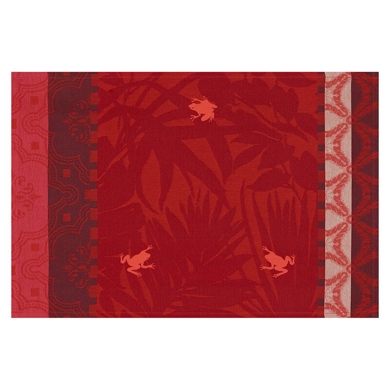 Coated placemat Bahia Red 50x36 Cotton / 1% Poliestere, , hi-res image number 0