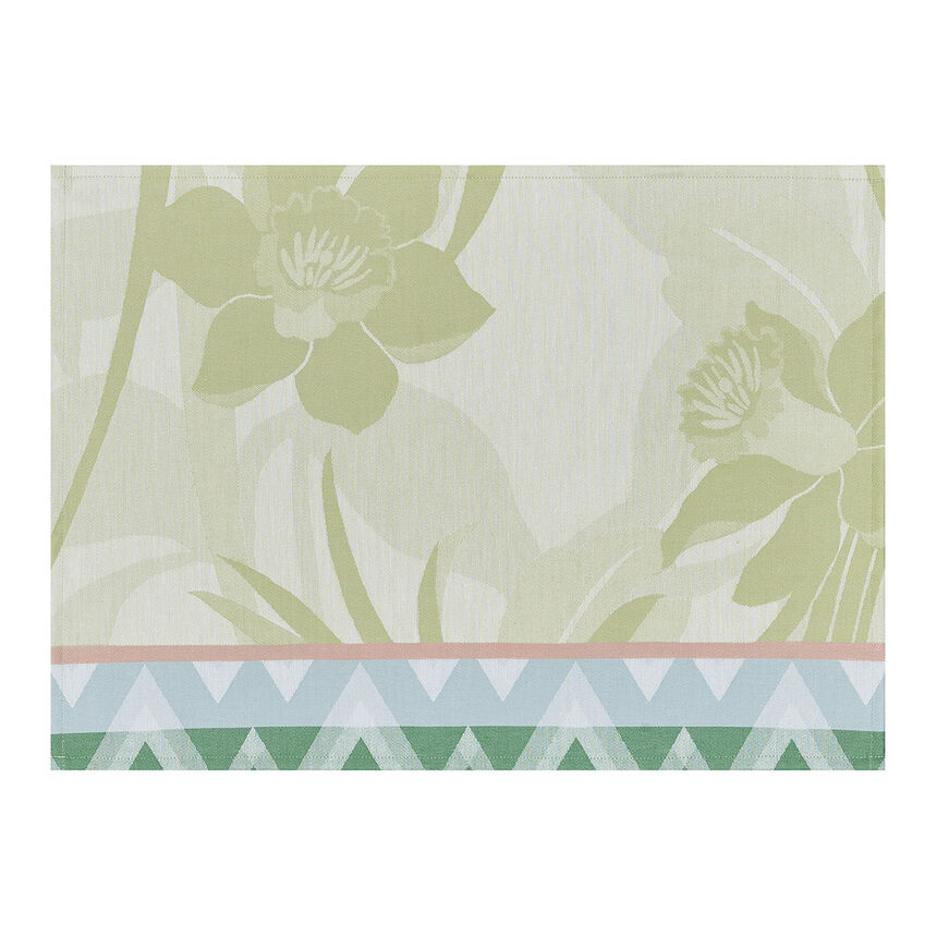 Box Set 2 Napkins La Vie en Vosges Green 58x58 100% cotton, , hi-res image number 1