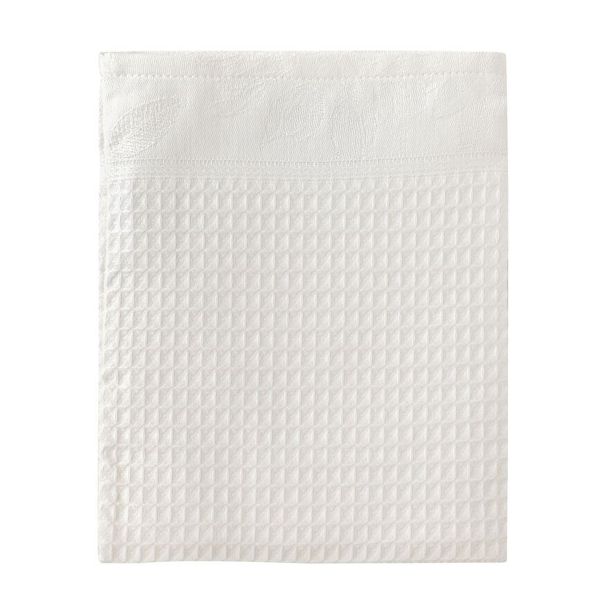 Wash mitt Pois de senteur White 15x22 100% cotton, , hi-res image number 0