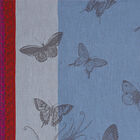 Tea towel Jardin des papillons Blue 60x80 100% cotton, , hi-res image number 1