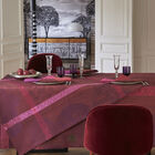 Tablecloth Symphonie Baroque Maroon 175x175 100% linen, , hi-res image number 1