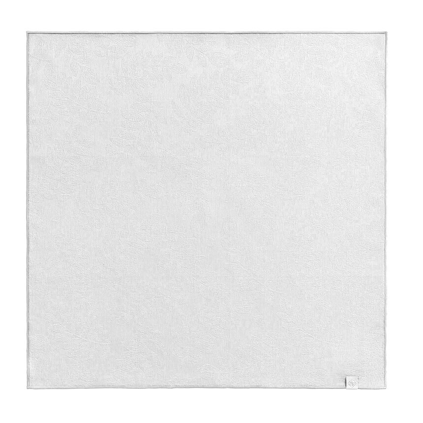 Napkin Vegetal mood avec surjet bourdon White 50x50 100% cotton, , hi-res image number 0