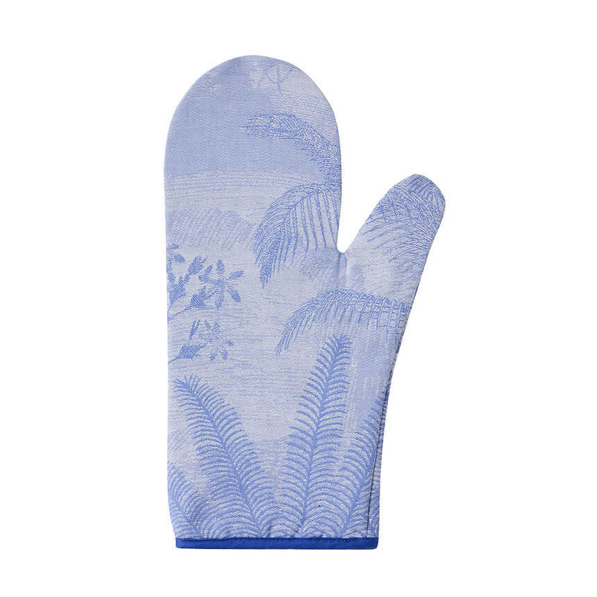 Oven gauntlet Sinhar&acirc;ja Blue 18x33 100% cotton, , hi-res image number 0