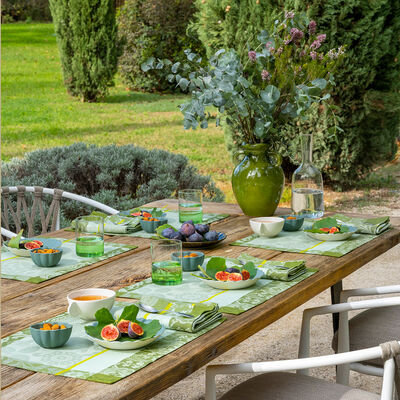 Coated placemat Voyage Iconique Cotton,  Coated placemat Voyage Iconique Cotton