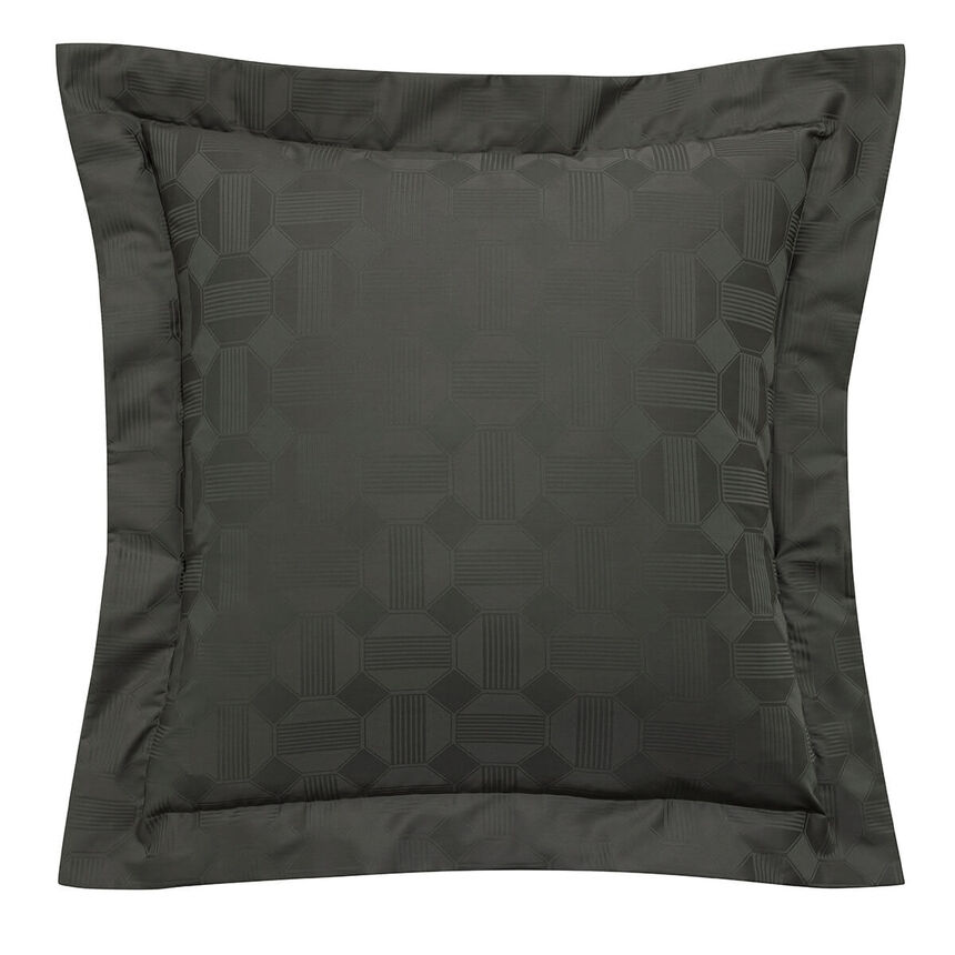 Pillowcase Palacio Dark grey 50X75 100% cotton, , hi-res image number 0