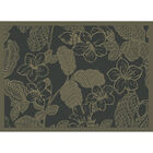 Coated placemat Sulawesi Fleurs Green 50x36 100% cotton, , hi-res image number 2
