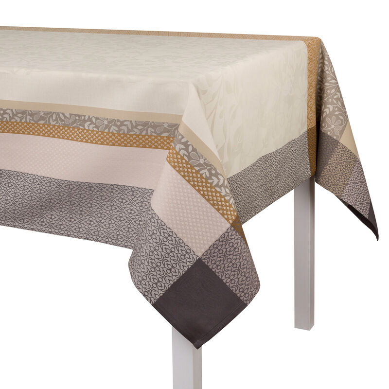 Small square Provence Beige 120x120 100% cotton, , hi-res image number 2