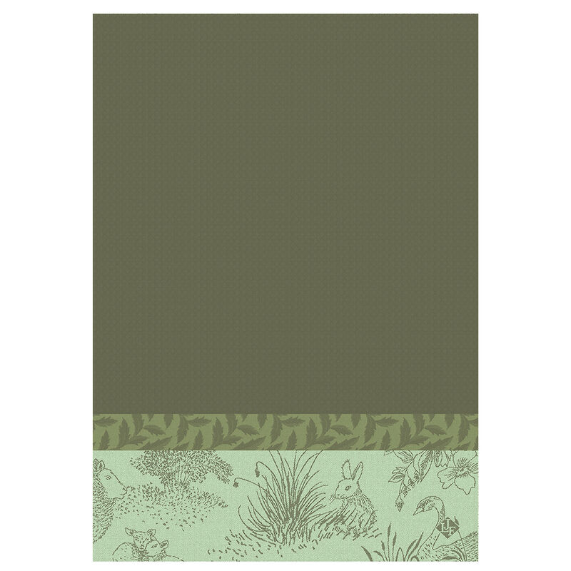 Hand towel Joséphine Green 54x38 100% cotton, , hi-res image number 1