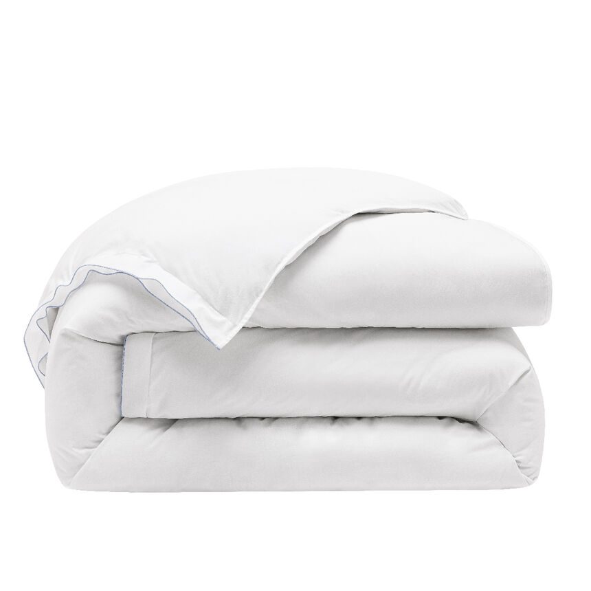 Duvet cover Songe Blue 135X200 100% cotton, , hi-res image number 0