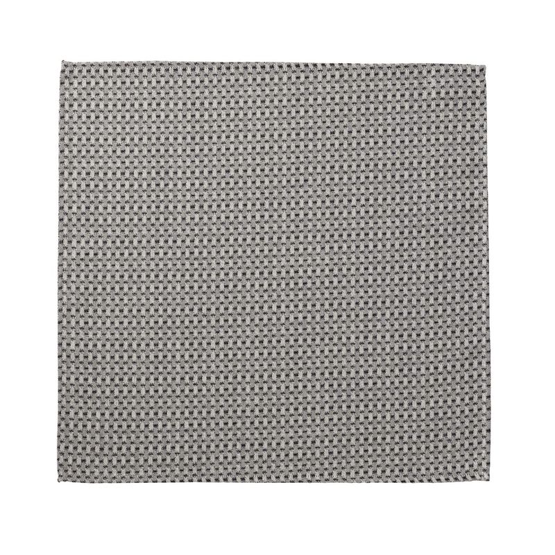 Napkin Empreintes Tissage Black 50x50 100% cotton, , hi-res image number 1