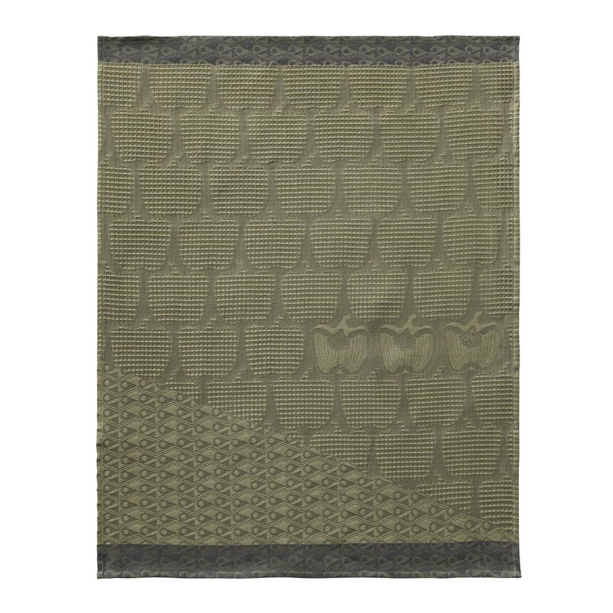 Hand towel Braise Green 60x80 100% cotton, , hi-res image number 0