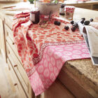 Tea towel Cerises Red 60x80 100% cotton, , hi-res image number 1