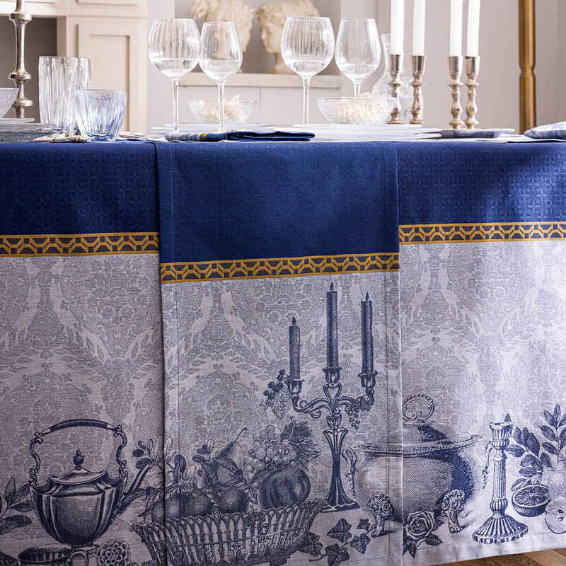Runner Festin Blue 50x150 100% cotton, , hi-res