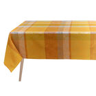 Coated tablecloth Marie Galante Pineapple 150x150 100% cotton, , hi-res image number 0