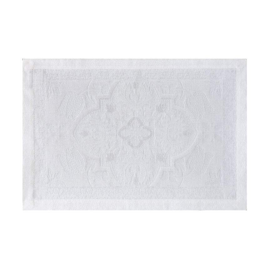 Placemat Azulejos White 54x38 100% cotton, , hi-res image number 0