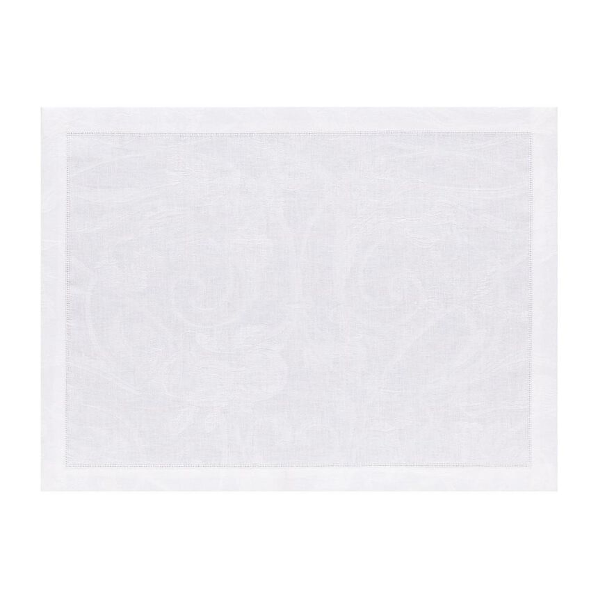 Placemat Tivoli White 50x38 100% linen, , hi-res