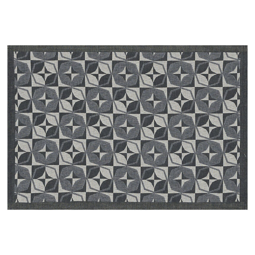Coated placemat Bistro jules Grey 50x36 100% cotton, , hi-res image number 0