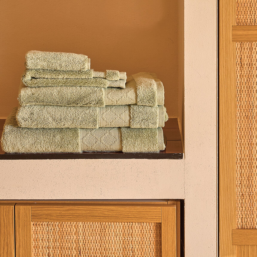 Guest towel Caresse Green 30x50 100% cotton, , hi-res image number 3