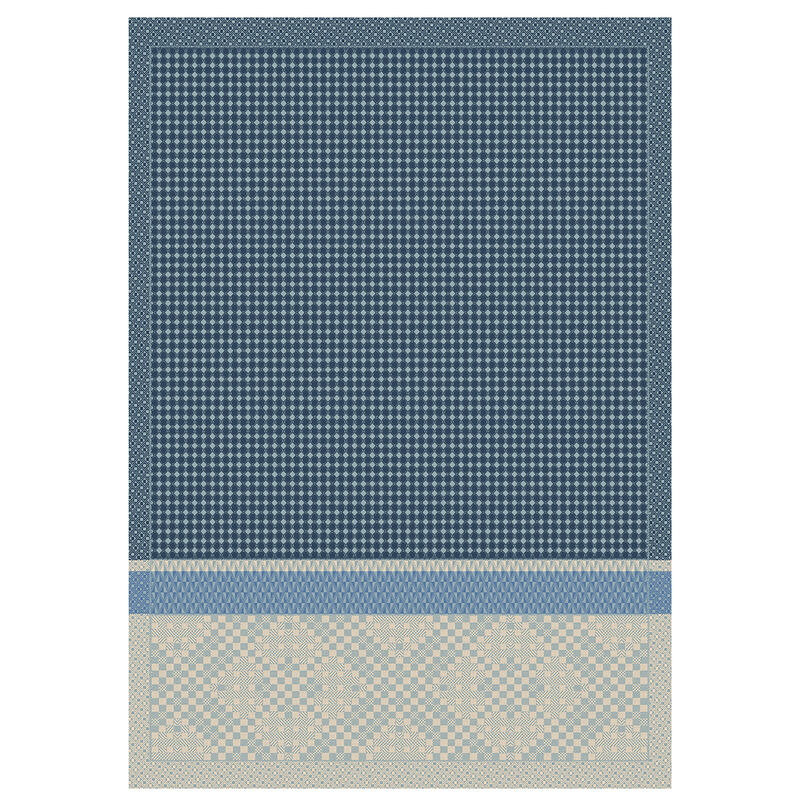 Hand towel Essentiel Graphique Blue 54x38 100% cotton, , hi-res image number 0