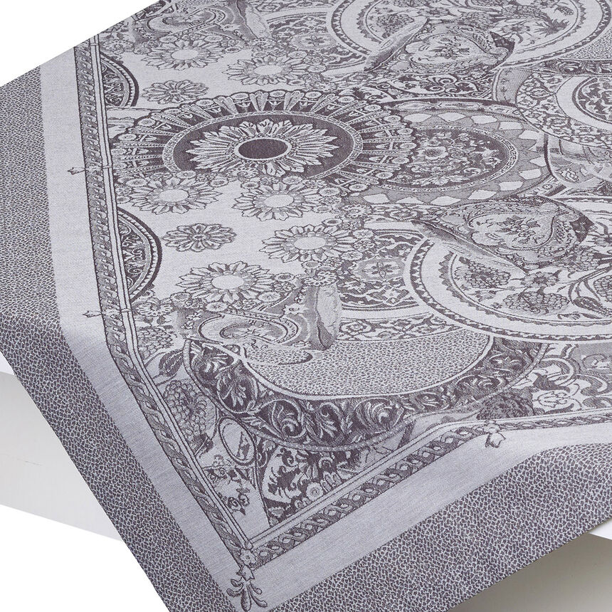 Tablecloth Porcelaine Kaolin &Oslash;210 100% cotton, , hi-res image number 8