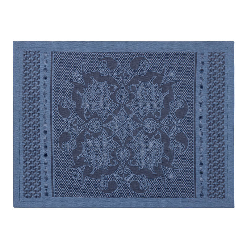 Placemat Palais Vénitien Blue 50x36 100% cotton, , hi-res image number 1