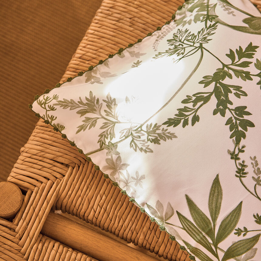 Shams Jardin d'Eden Green 30X41 100% cotton, , hi-res image number 4