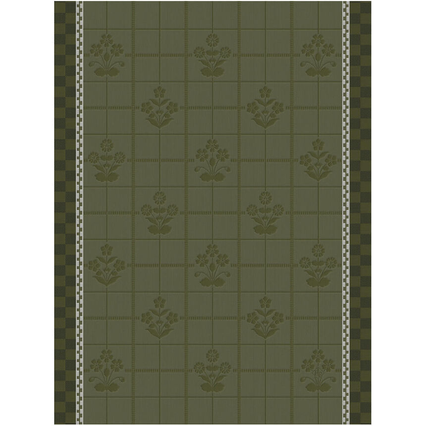 Tea towel Lulu Luce Green 60x80 100% cotton, , hi-res image number 0