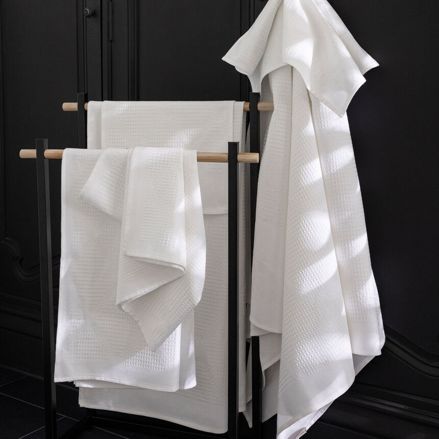 Hand towel Pois de senteur White 50x100 100% cotton, , hi-res image number 2