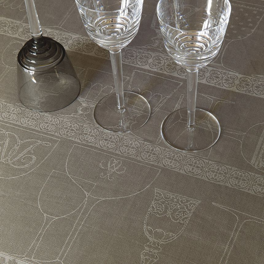 Crystal towel Cristal Black pepper 60x80 100% linen, , hi-res image number 2