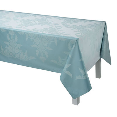 Tablecloth Syracuse Aqua 175x175 100% cotton