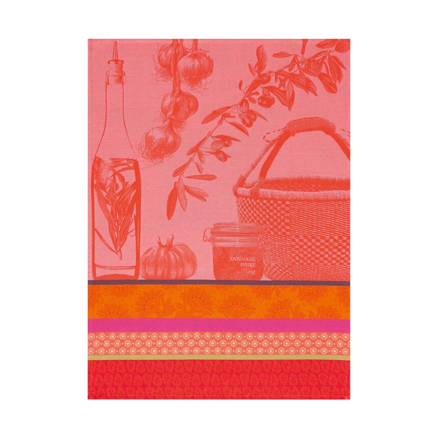 Tea towel Saveurs de Provence Watermelon 60x80 100% cotton, , hi-res image number 0