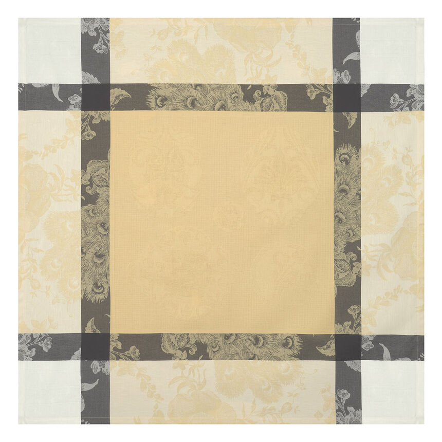 Tablecloth &Agrave; la Fran&ccedil;aise Yellow 175x175 100% cotton, , hi-res image number 4