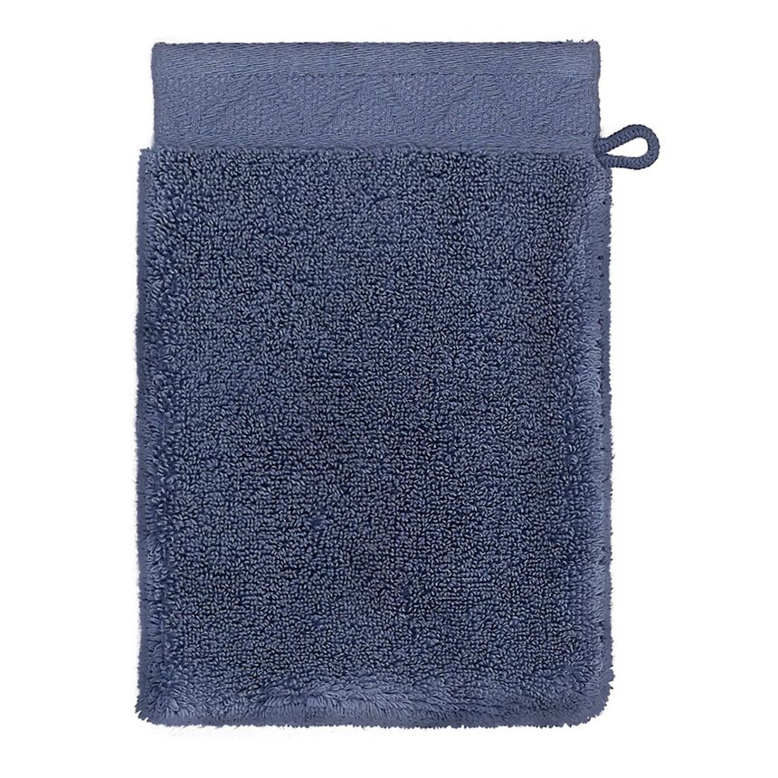 Wash mitt Caresse Orient blue 15x22 100% cotton, , hi-res image number 0