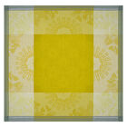 Tablecloth Jardin d'orient Yellow 175x175 100% linen, , hi-res image number 2
