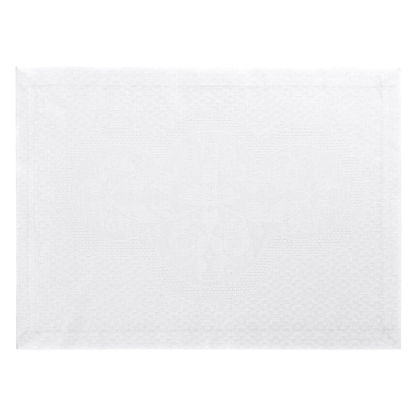 Placemat &Eacute;vasion C&eacute;leste White 50x36 100% linen, , hi-res image number 2